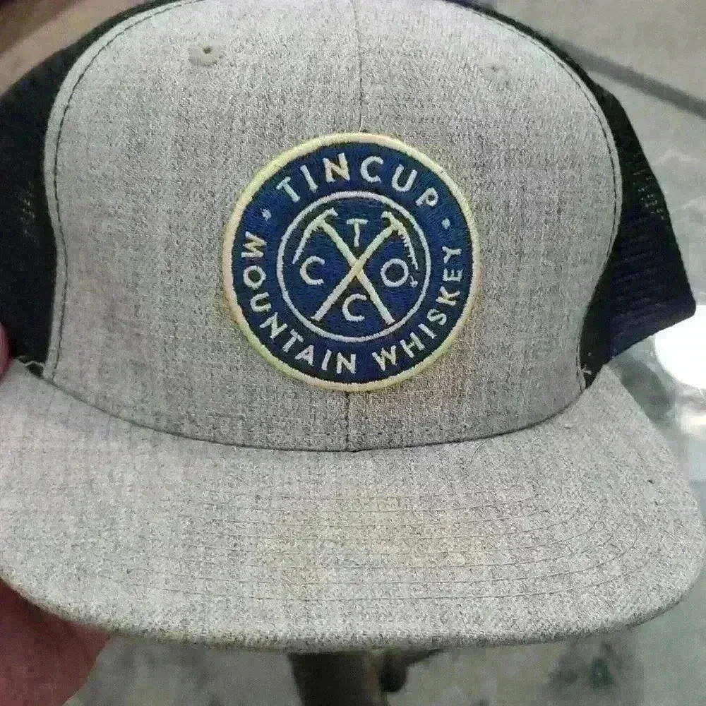 TIN CUP MOUNTAIN WHISKEY FLAT BILL HAT - Picture 3 of 3